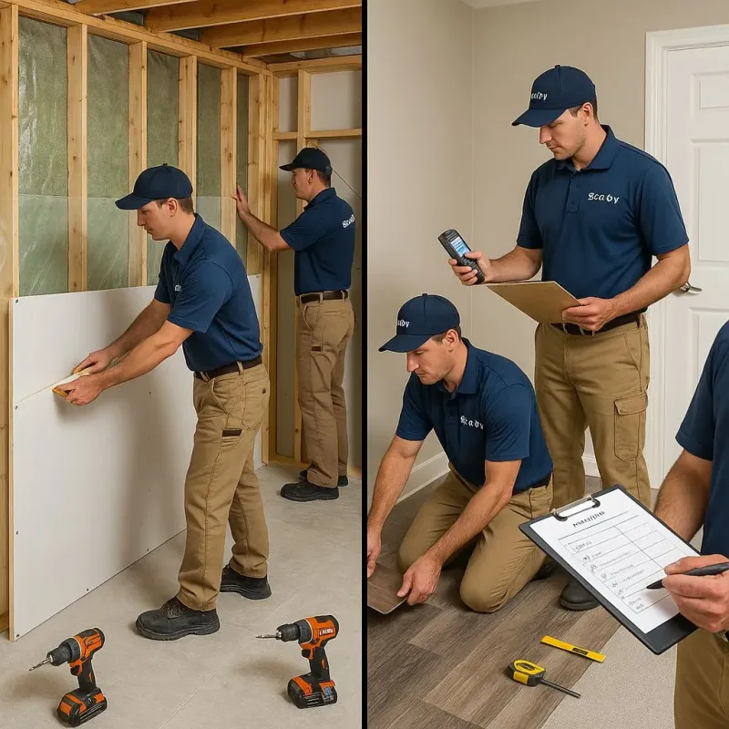 Repairs and Reconstruction process in Vinton, VA